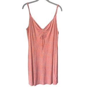 O’Neill Zabi Pink Geometric Knit Dress Size XL